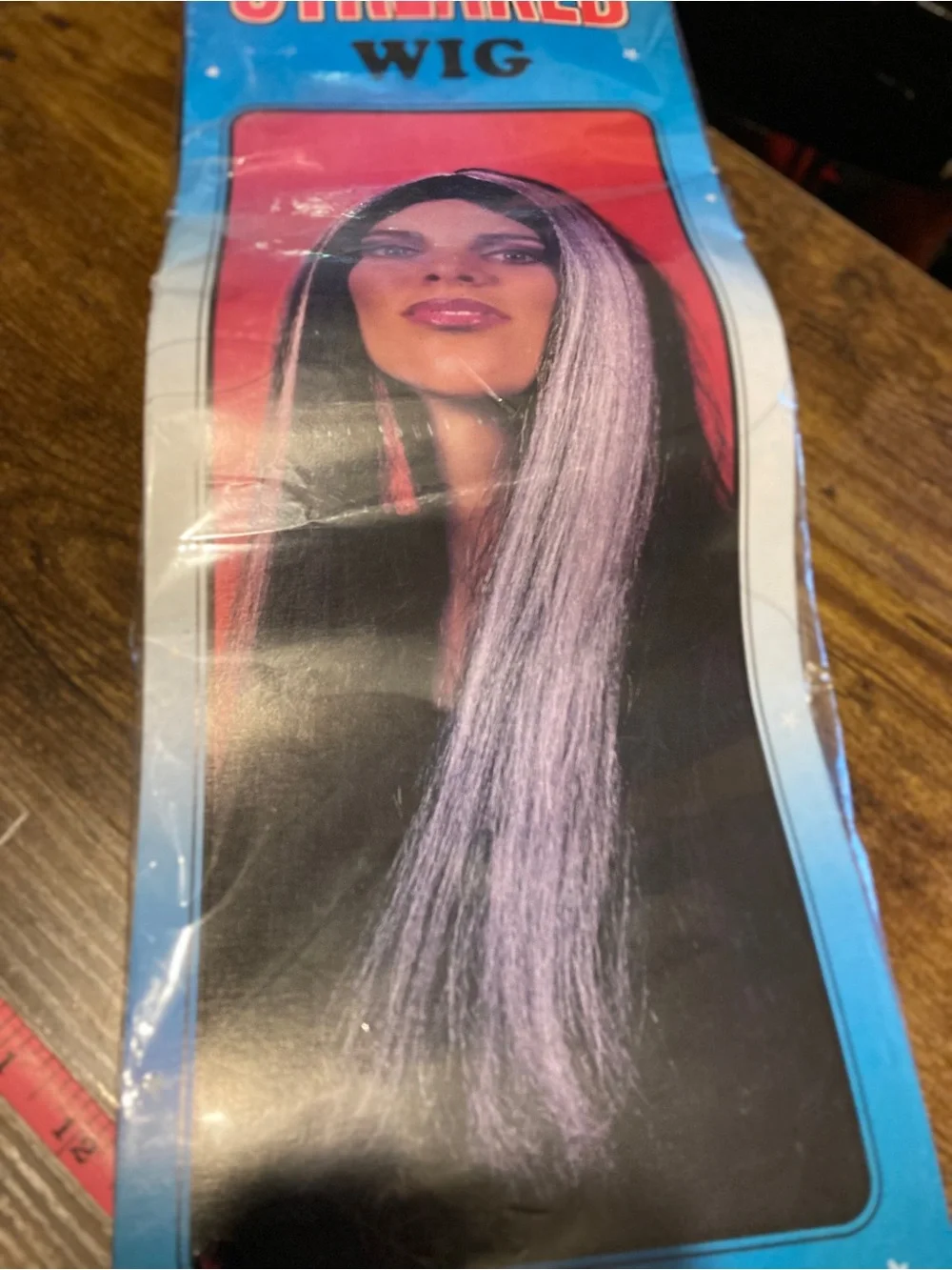 Vintage 1994 Forum Novelties long black wig